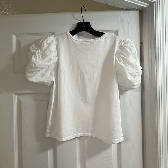 Zara Cream Casual Top - Picture 5 of 7